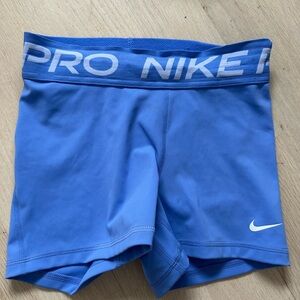 Nike Pro Light Blue Dri-FIT Shorts